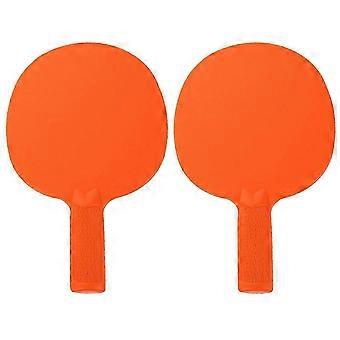 2-Piece Plastic Table Tennis Paddle Set for Beginners, Lightweight Durable Training Rackets for Indoor & Outdoor Practice