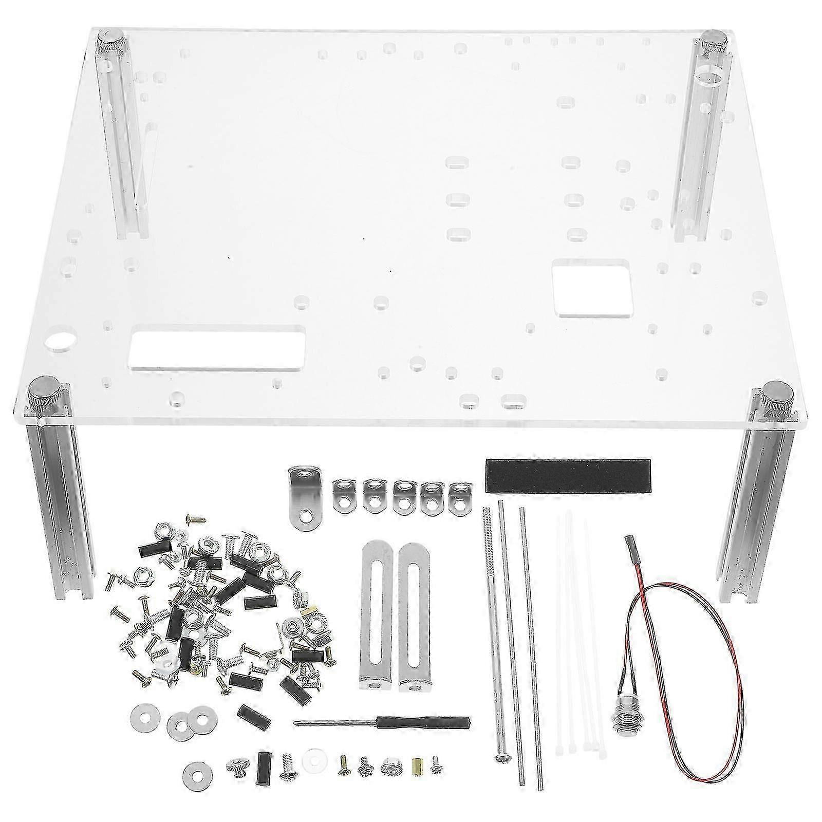 1 Set Open Air Computer Case Open Frame Computer Case ITX/UATX DIY Chassis Bracket