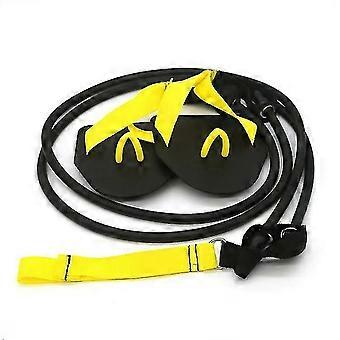 Schwimmen Arm Krafttrainer mit Schwimmpaddel Flossen Schwimmen Widerstand Übung1pcs-gelb