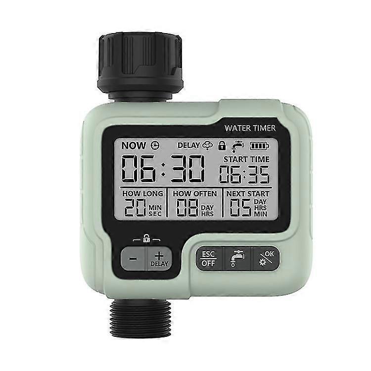 Garden Sprinkler Timer,water Timer Programmable Outdoor Hose Timer With Rain Delay/auto/manual 3 Modes,waterproof Digital Irrigation Timer System For