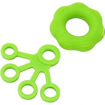 Fortalecedor de mão de silicone, alongador de dedos, exercitador de dedos multifuncional