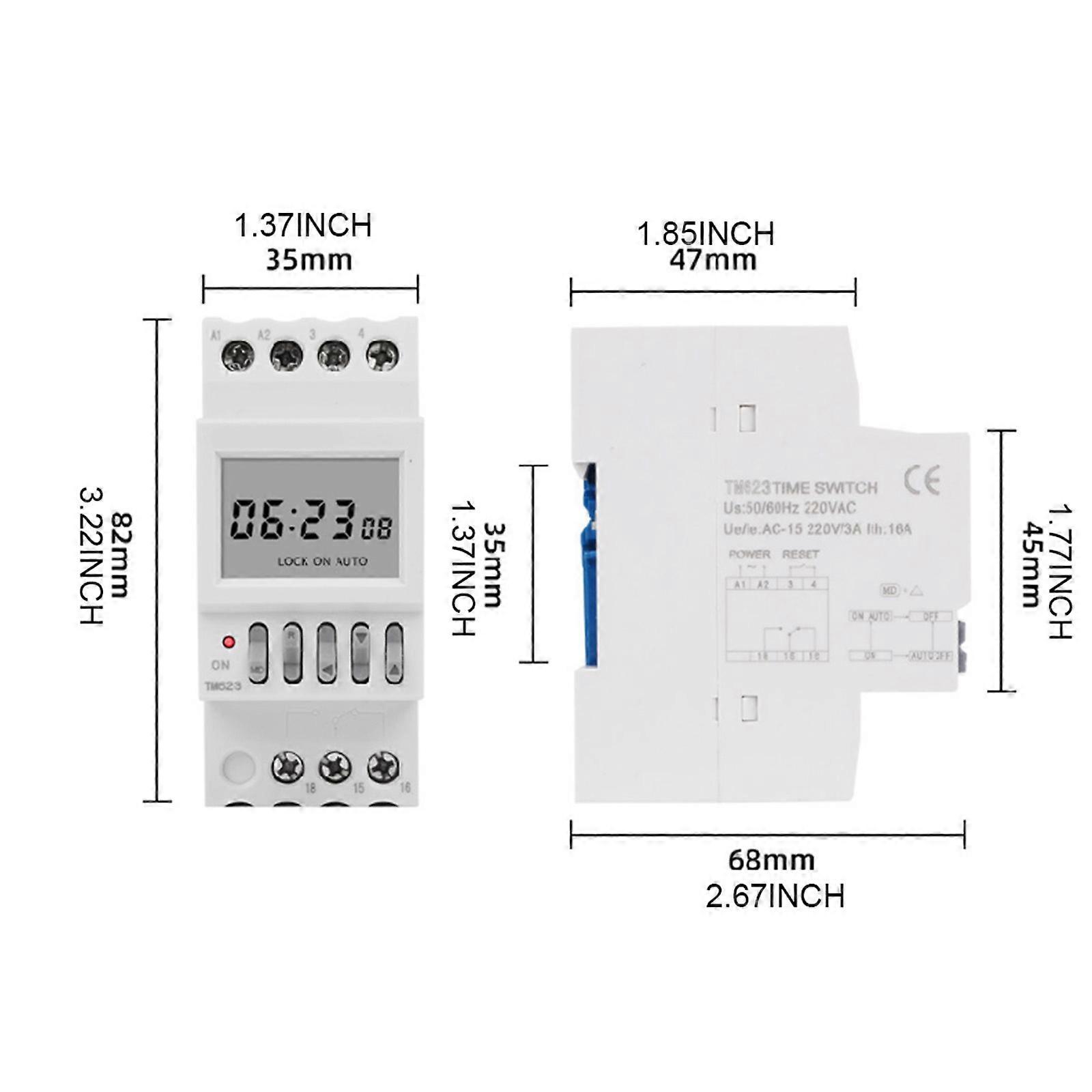 Tm623 220v Smart Home Switch Timer Indoor Timer With Astronomical Clock