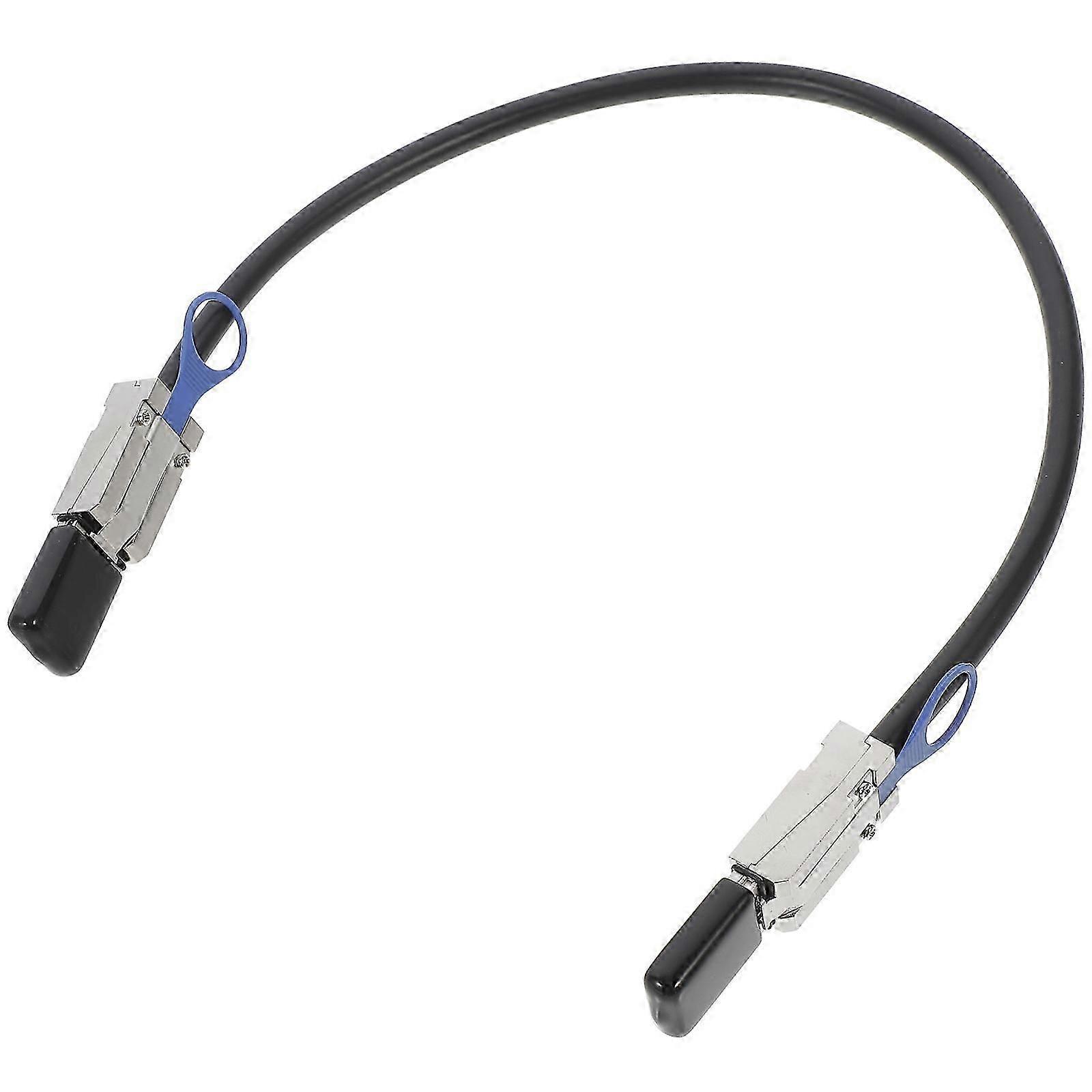 Black Mini Mini Sas Cable for Computer Data Storage .5-Meter