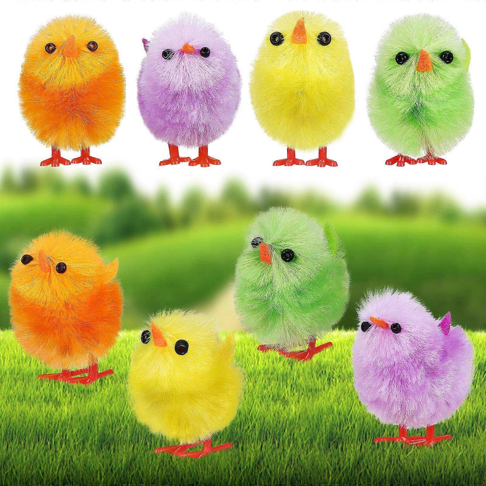 8 Pcs Easter Chicks Stuffed Animal Easter Mini Chicks Fuzzy Chicks Easter Easter Party Favors