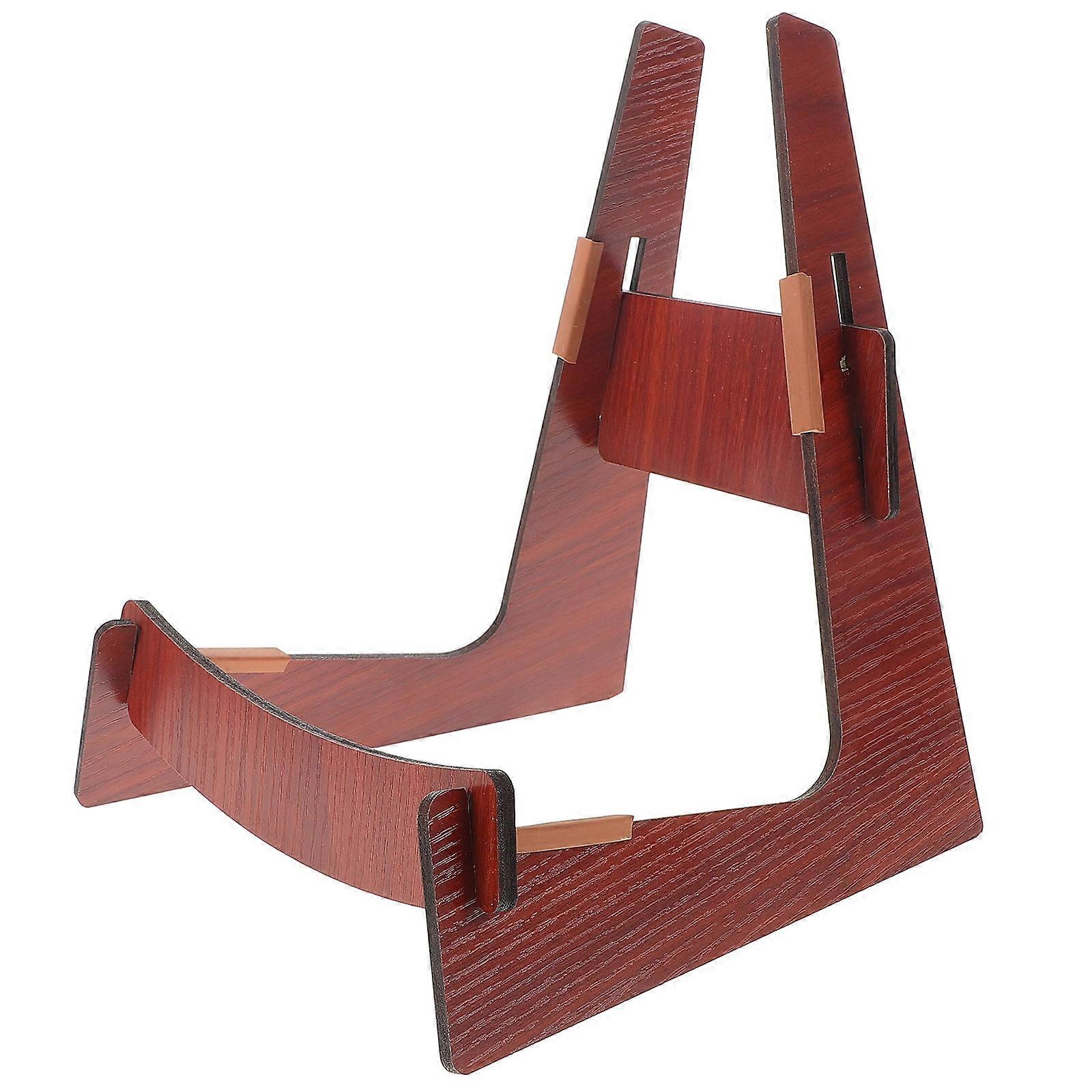 Lysebrunt tregitarstativ for gitarbeskyttelse