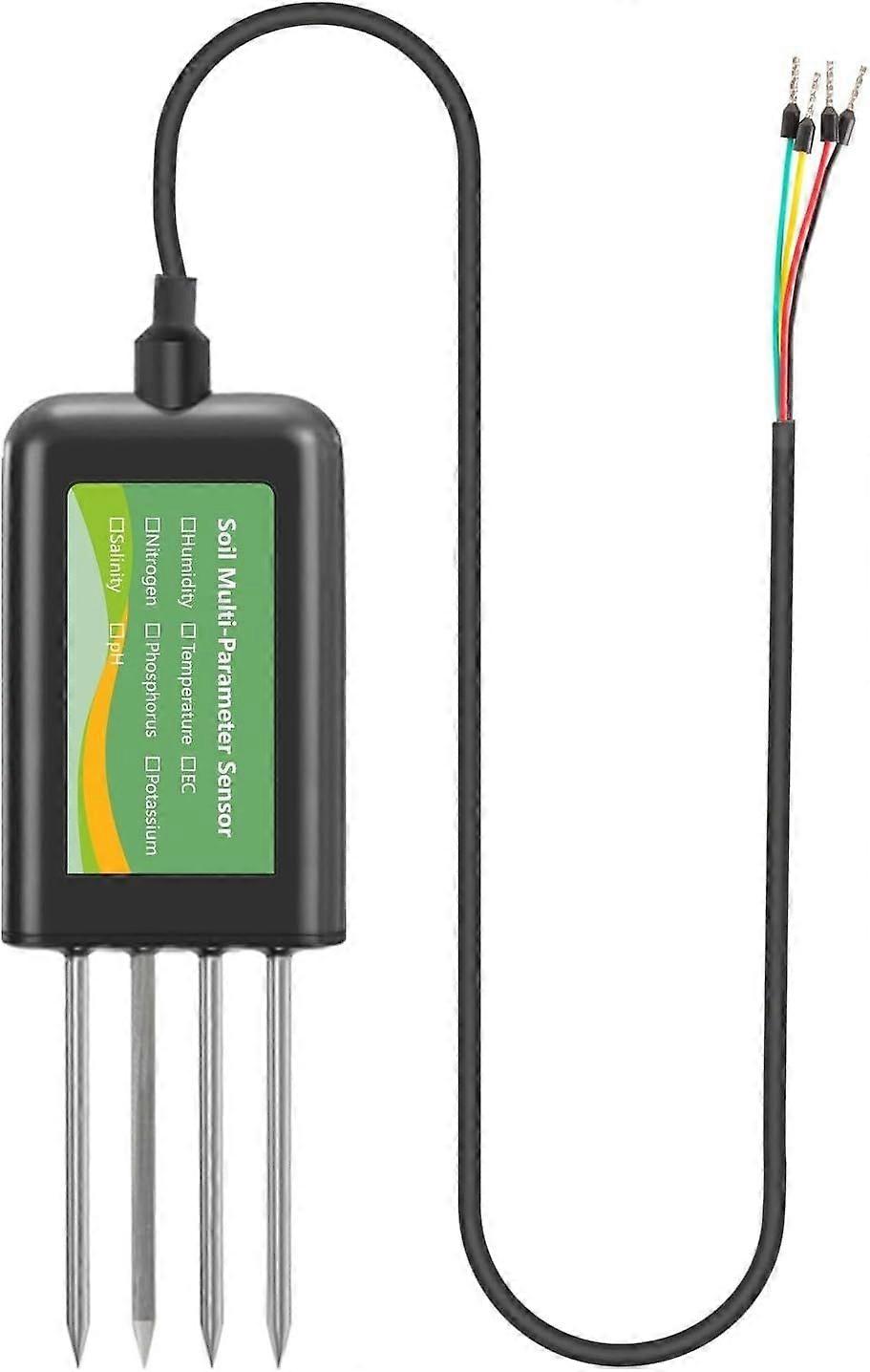 RS485 Soil Sensor For NPK pH Moisture Temperature Salinity Testing