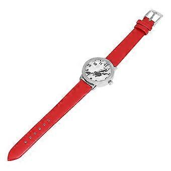 Interessante Kinder Geschenkuhr Kinder Quarzuhr Halloween Hexenmuster Uhr