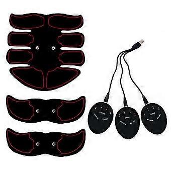 Wireless EMS Muscle Stimulator Toner Abs Abdominal Trainer Body Fitness Massager