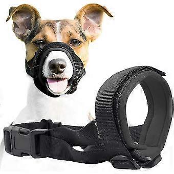 Gentle Dog Muzzle Guard with Soft Neoprene Padding for Small Medium Large Dogs Prevents Biting Chewing Includes Training Guide,Cdan