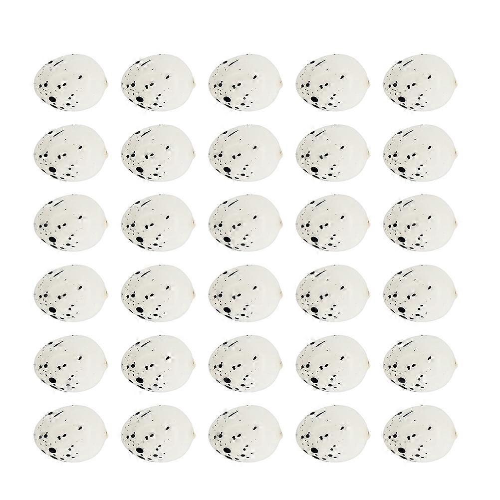 30pcs Simulation Bird Eggs Mini Artificial Quail Egg Model Toy Creative Easter Decor for