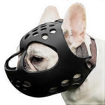 Soft Breathable Anti-Biting, Adjustable Fit for Grooming, Walking, Training - Comfortable Snub-Nose Design S