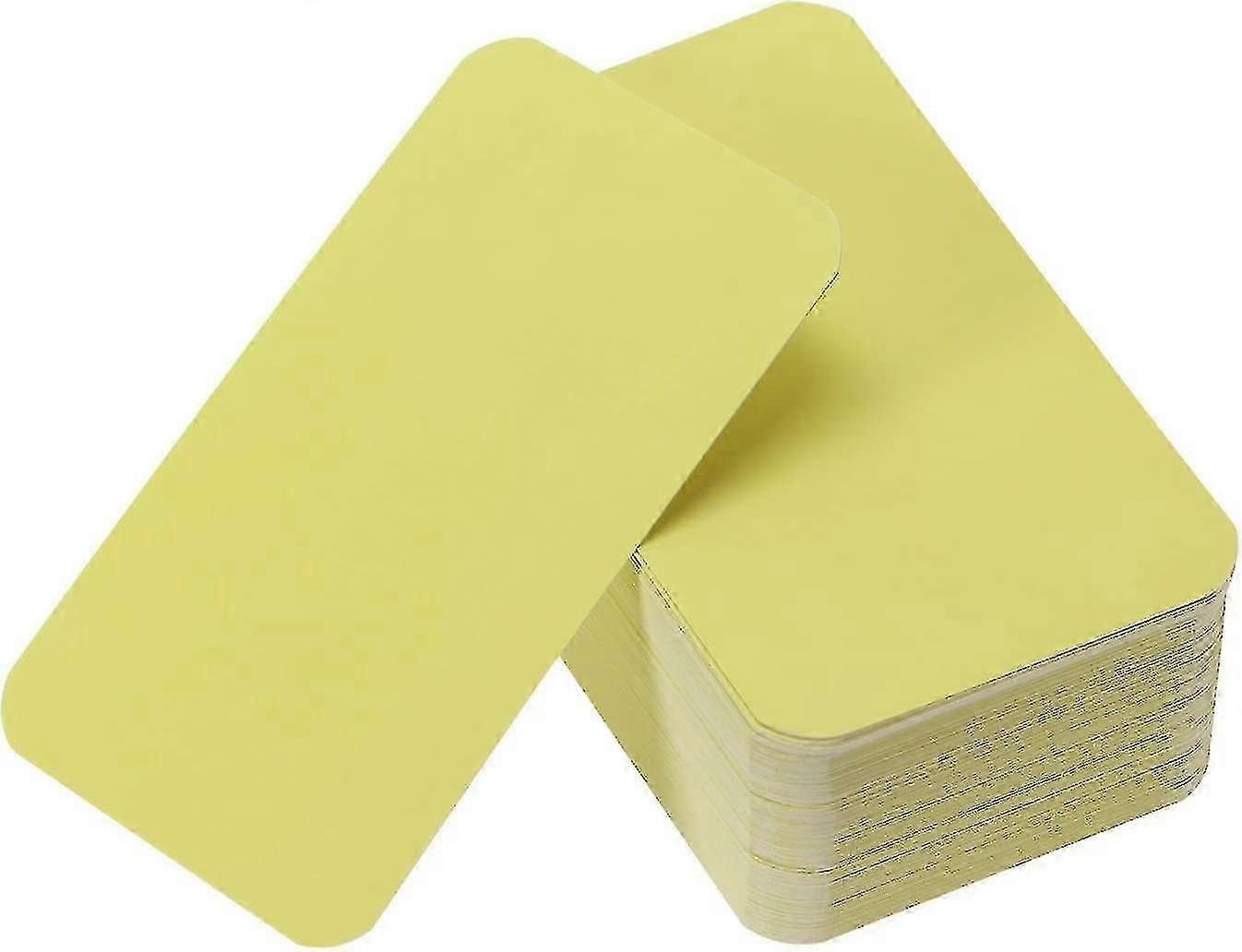 100Pcs Small Blank Paper Message Note Double Sided Mini Greeting Cards