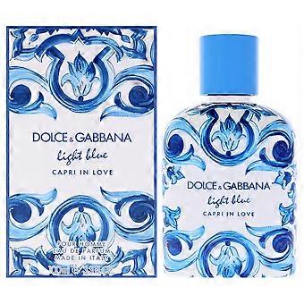 Dolce and Gabbana Light Blue Capri In Love für Herren 3.3 oz EDP Spray