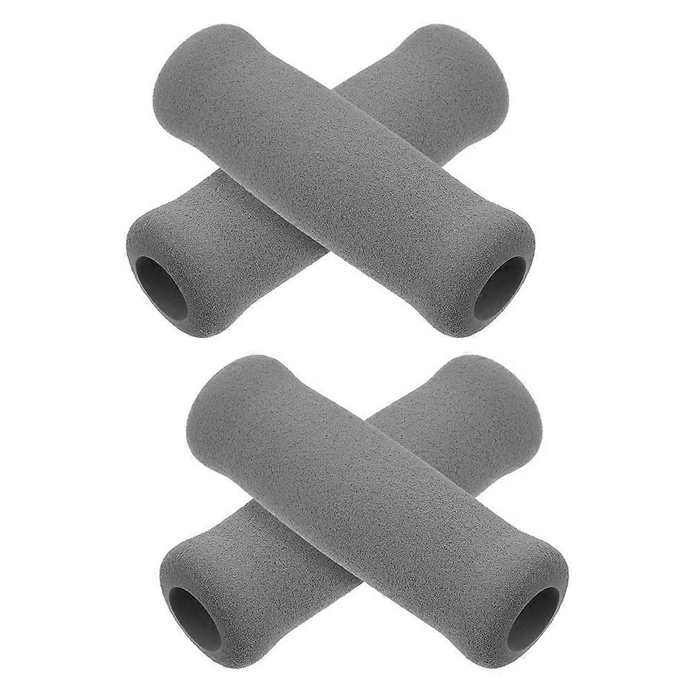 Walking Cane Grip Replacement Foam Covers for Cane Handle 4Pcs Grey