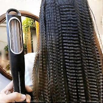 Automatic Crimping Hair Iron Rotating Corn Hair Curler Crimper Professional Tourmaline Ceramic Corn Plate Corn Perm Splint Flat