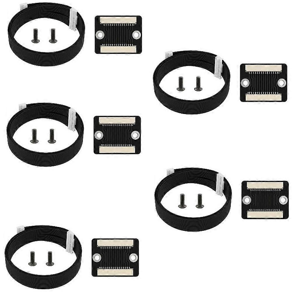 5 Sets for Snapmaker U1 3D Printer Filament Feeding Extension Cable Module Suitable Several Filament Spools Extend Cable