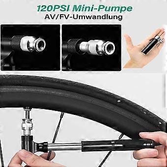 Bicycle Repair Kit with Saddle Bag,Multitool, and Mini Air Pump for Emergencies