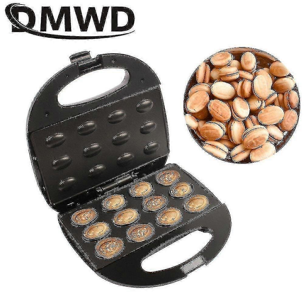 Mini Electric Walnut Cake Maker Automatic Nut Waffle Bread Machine Sandwich Iron Toaster Baking