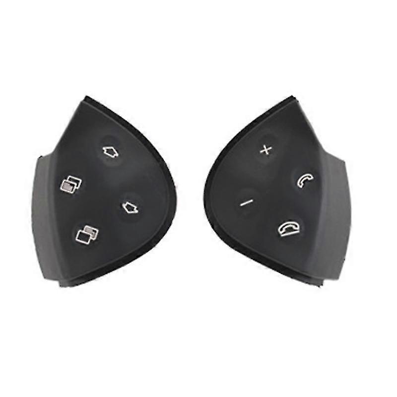 Car Steering Wheel Switch Control Button Cover For E- W211 E320 E350 E550 2003-2006 Black Fg