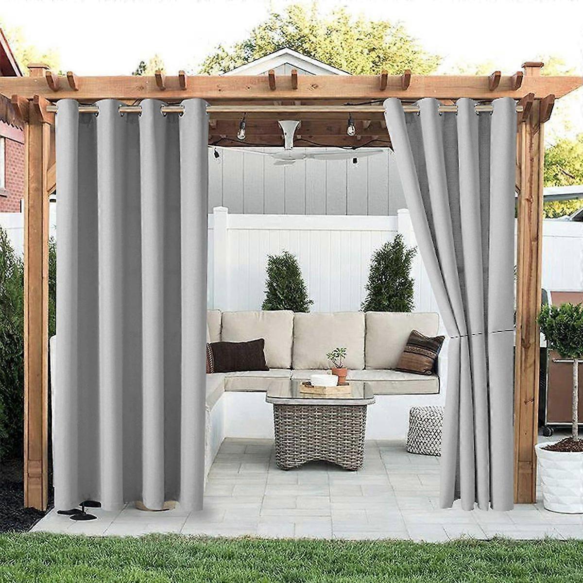 Durable Breathable Sun-Blocking Outdoor Curtains