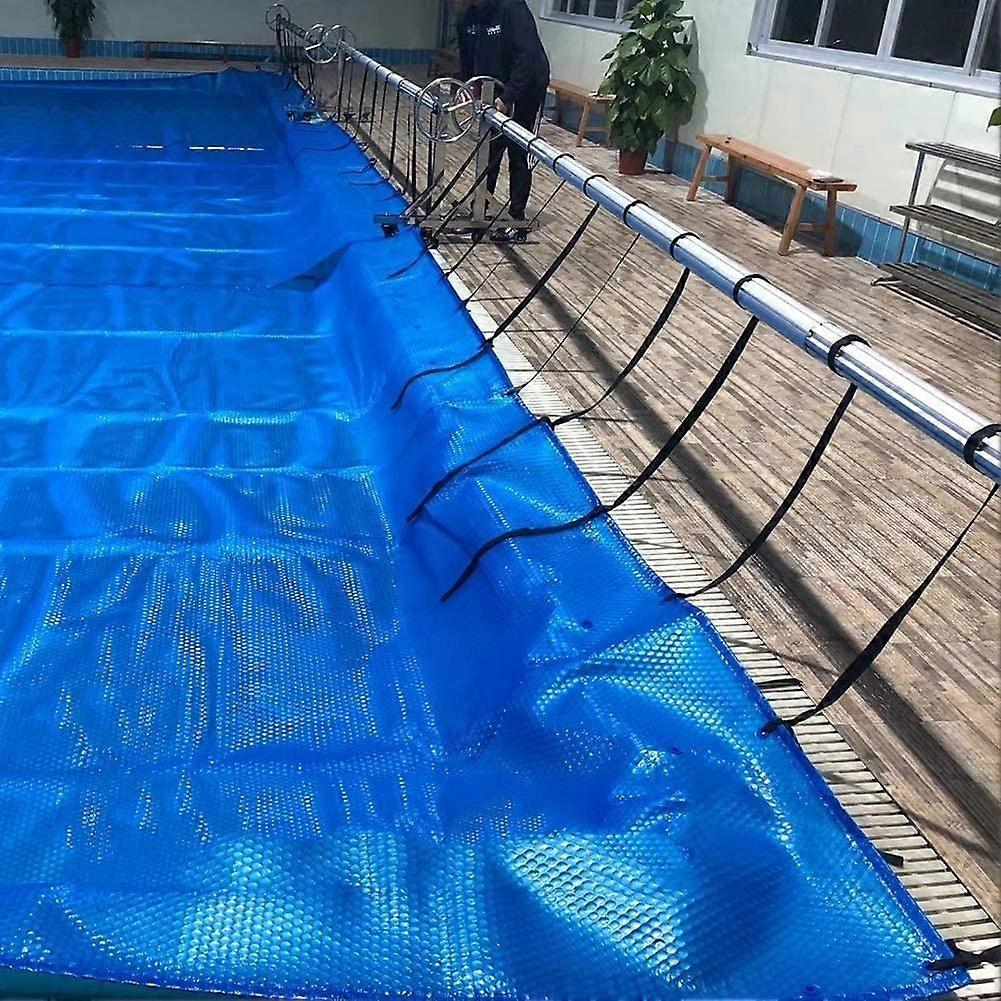 Solar Pool Cover 2m x 5m Thermal Insulation Waterproof Dustproof Rectangular Swimming Pool Protector