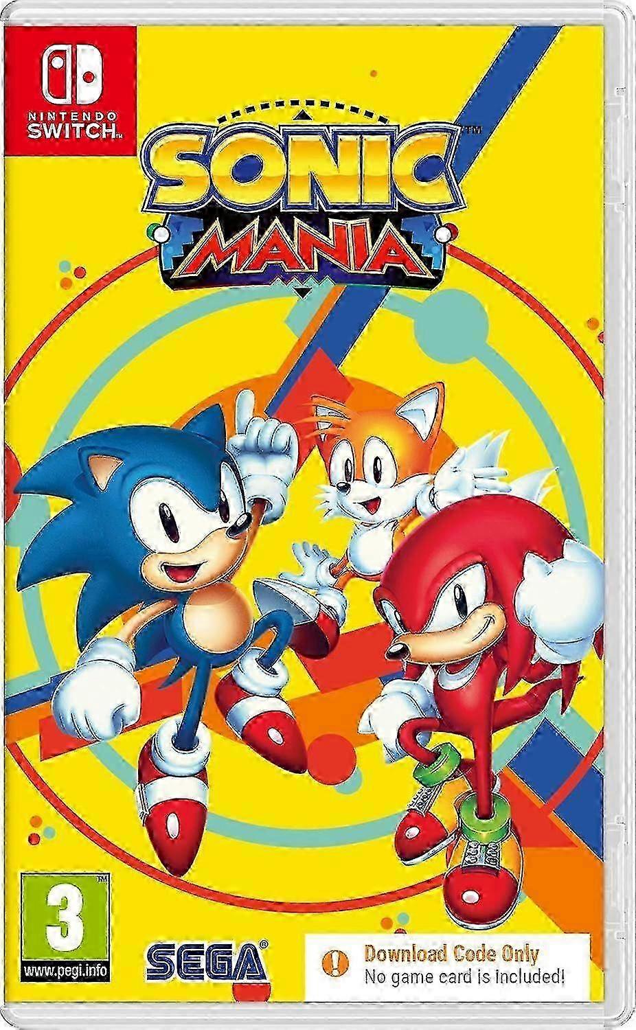 Sonic Mania Code in a Box Switch Game