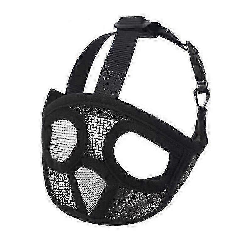 Breathable Flat-Nose Dog Muzzle With Adjustment