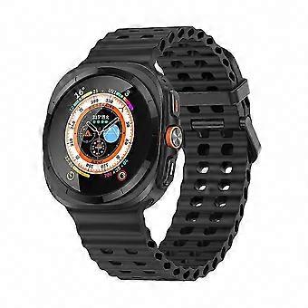 Silikonarmband Ocean Dubbelradigt Hål Kompatibelt med Galaxy Watch Ultra 47mm