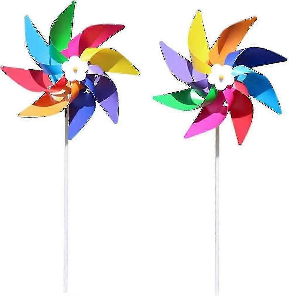 Dual-Pack Garden Wind Spinner Set