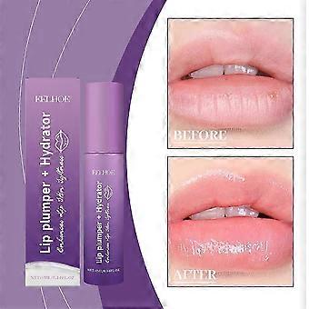 Cremiger Lippenvolumizer und Feuchtigkeitsbalsam, der nicht klebrig ist.