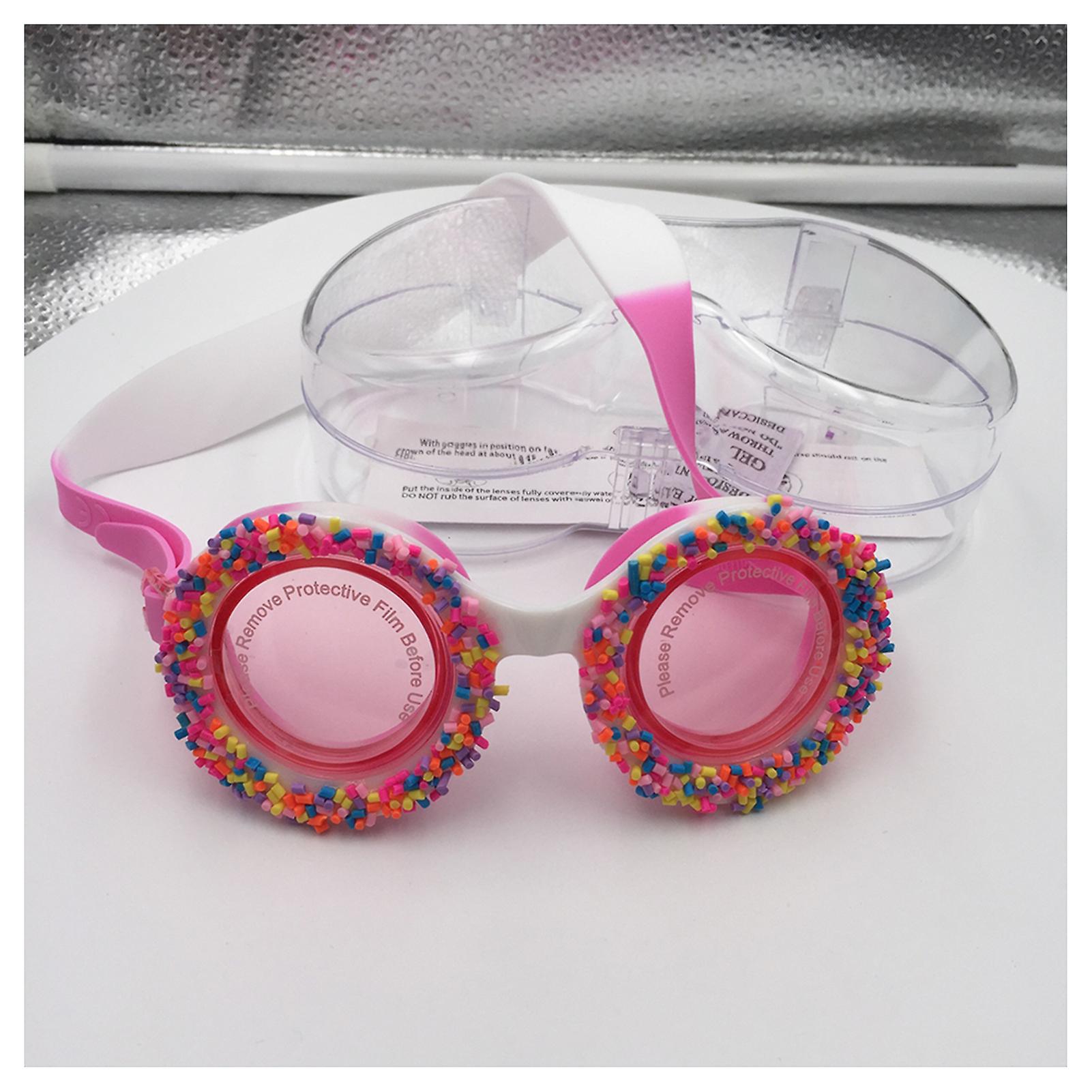 Cartoon Kids Swimming Goggles Anti-fog Anti-leakage Uv Protection Soft Silicone