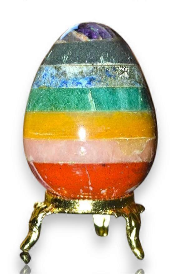 Seven Chakra Showpiece Egg