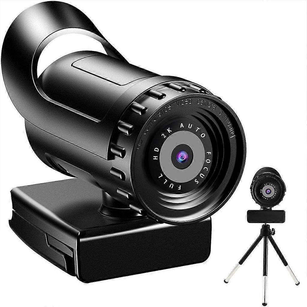 Wide Angle 2K Webcam USB 3.0 Plug Play