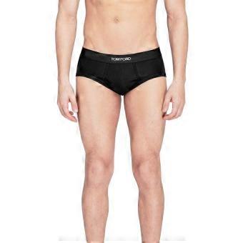 Tom Ford Mens Logo Cotton Blend Briefs