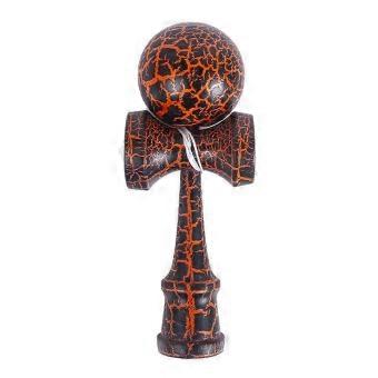 Hand-Eye Coordination Training Solid Wood Kendama Ball Catch Toy, Classic Balance Skill Game