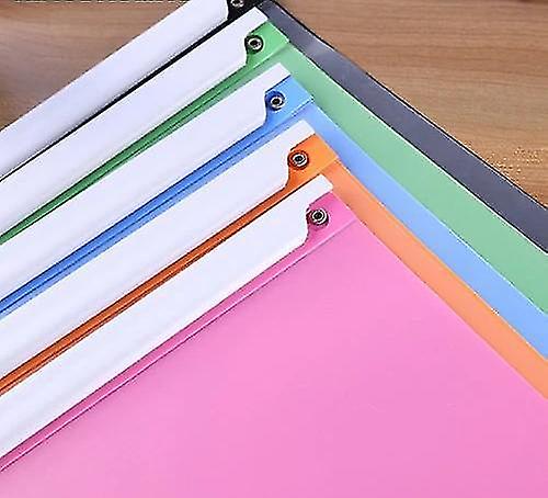 Pink Premium Color Report Cover Transparent Pp Spine Bar Folder