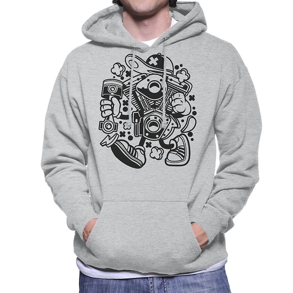 Silnik Man męska Bluza z kapturem