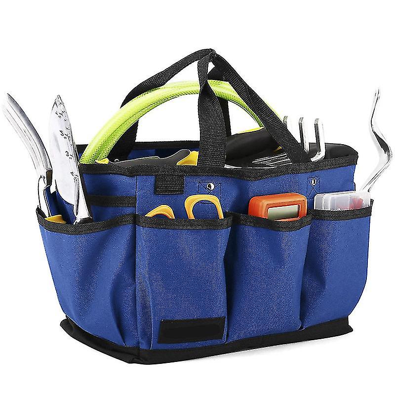 حقيبة حمل البستنة ، حقيبة تخزين أدوات الحديقة الفاخرة ومنظم المنزل مع جيوب ، مقاومة للاهتراء وقابلة لإعادة الاستخدام ،