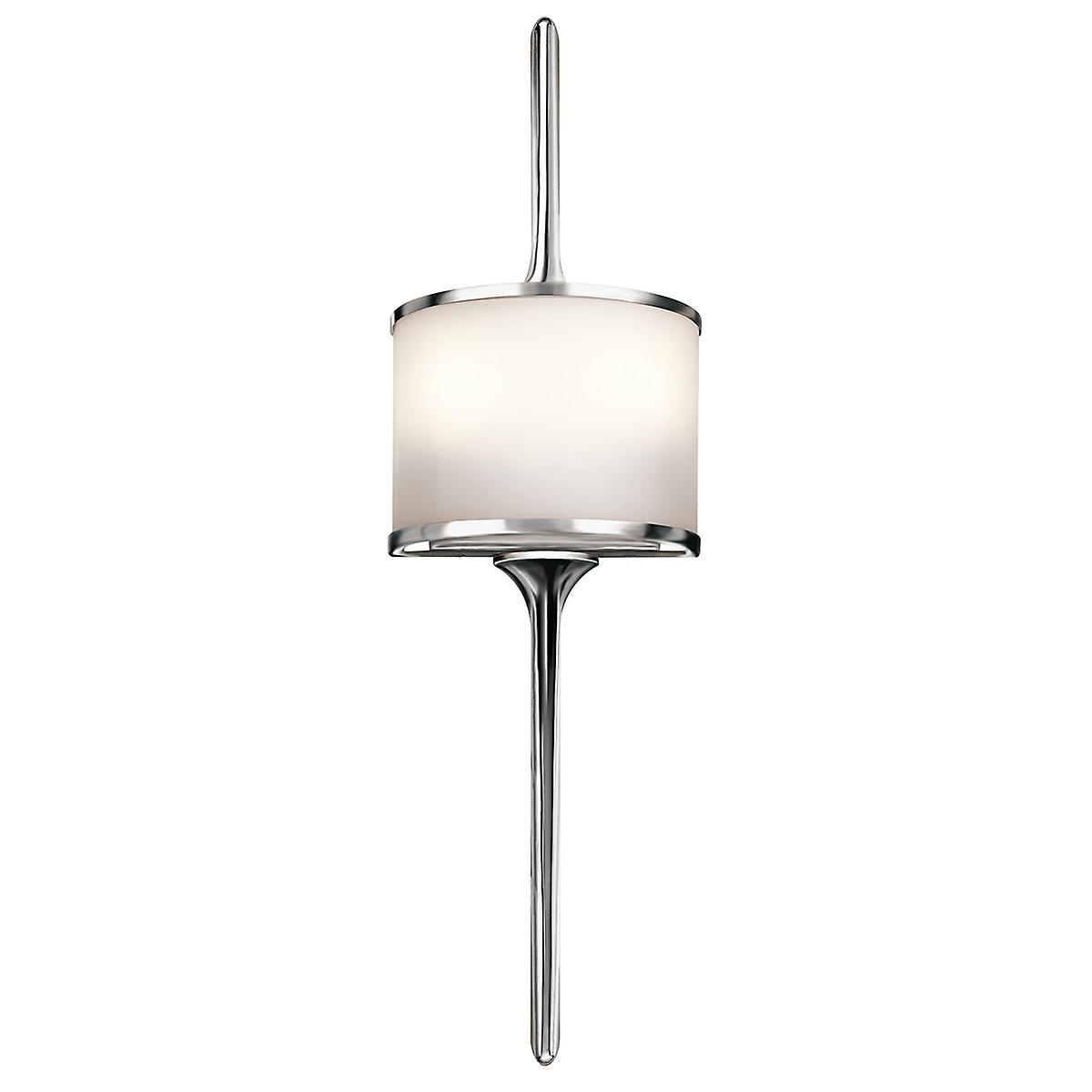 Elstead Mona - 2 Light Bathroom Wall Light Polished Chrome IP44, G9