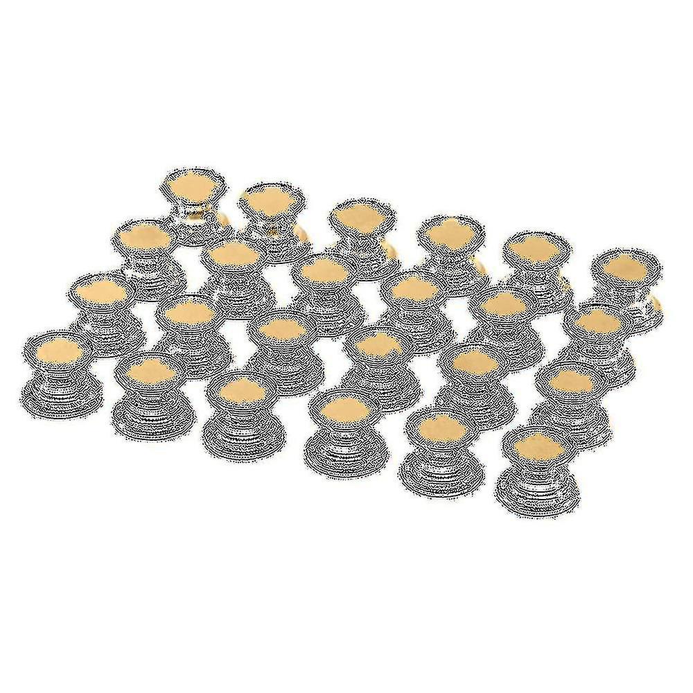24pcs Diy Crystal Epoxy Resin Drawer Knob Base, Drawer Handle Accessories, Diy Resin Handle Alloy B