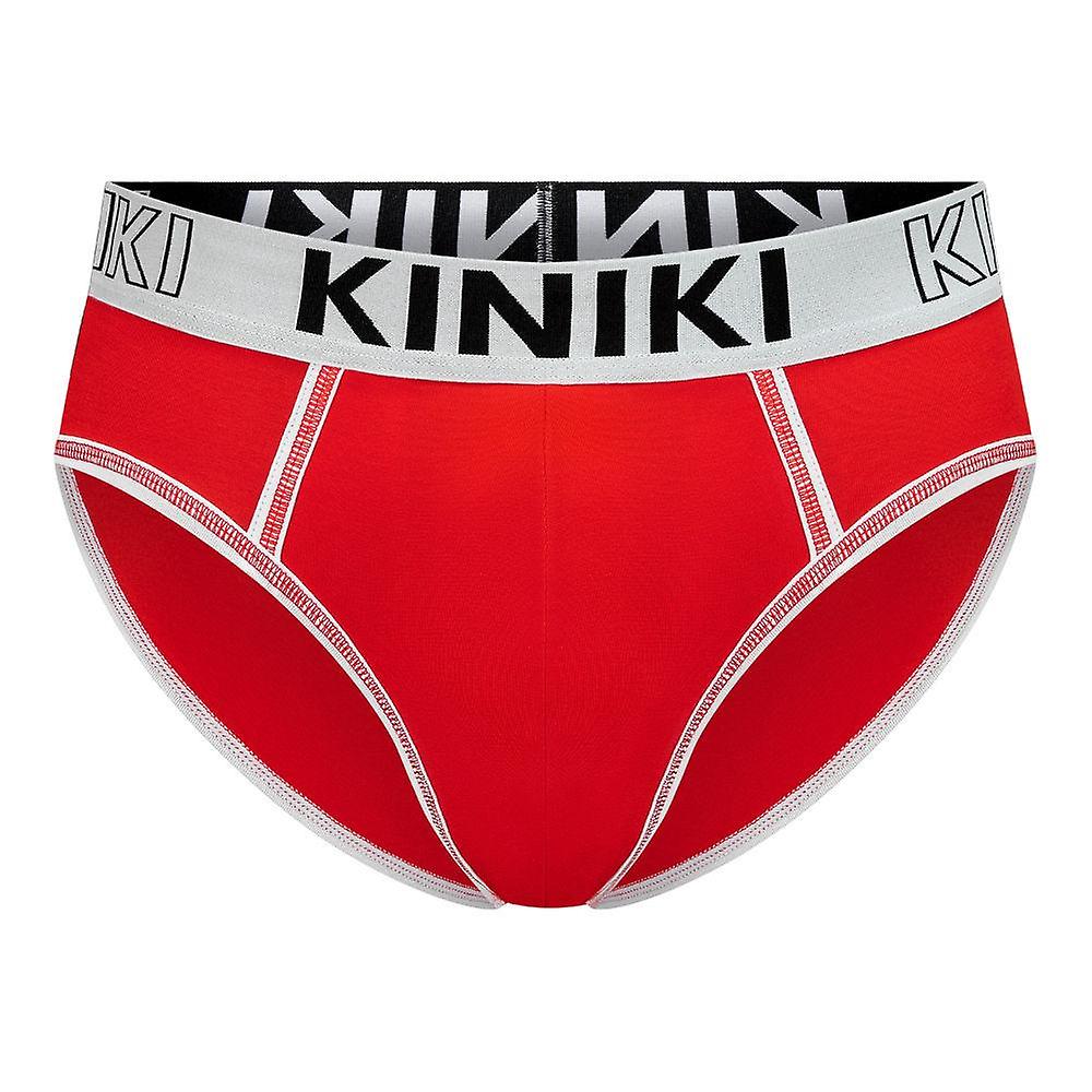 Modal piped brief red