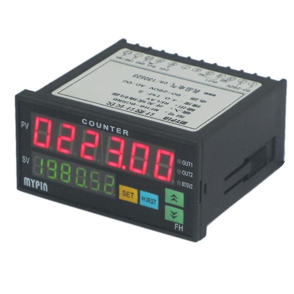 Counter Mini Length Batch Meter 1 Preset Relay Output Count Meter Practical Length Meter 90-260v A