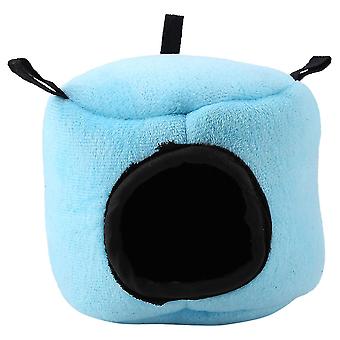 Hamster schlafen hängend nest kleine tiere bett haus warm winter blau l
