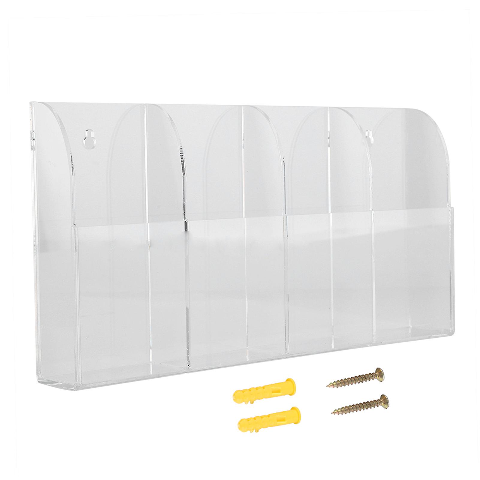 Acrylic Air Conditioner Remote Control Holder Case Storage Box Wall Mount