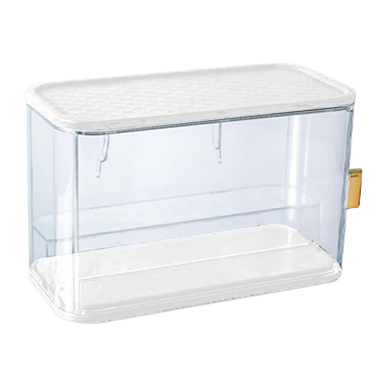 Dustproof Display Shelf Premium Texture Plastic 360 Degrees Display Doll Organizer for Home