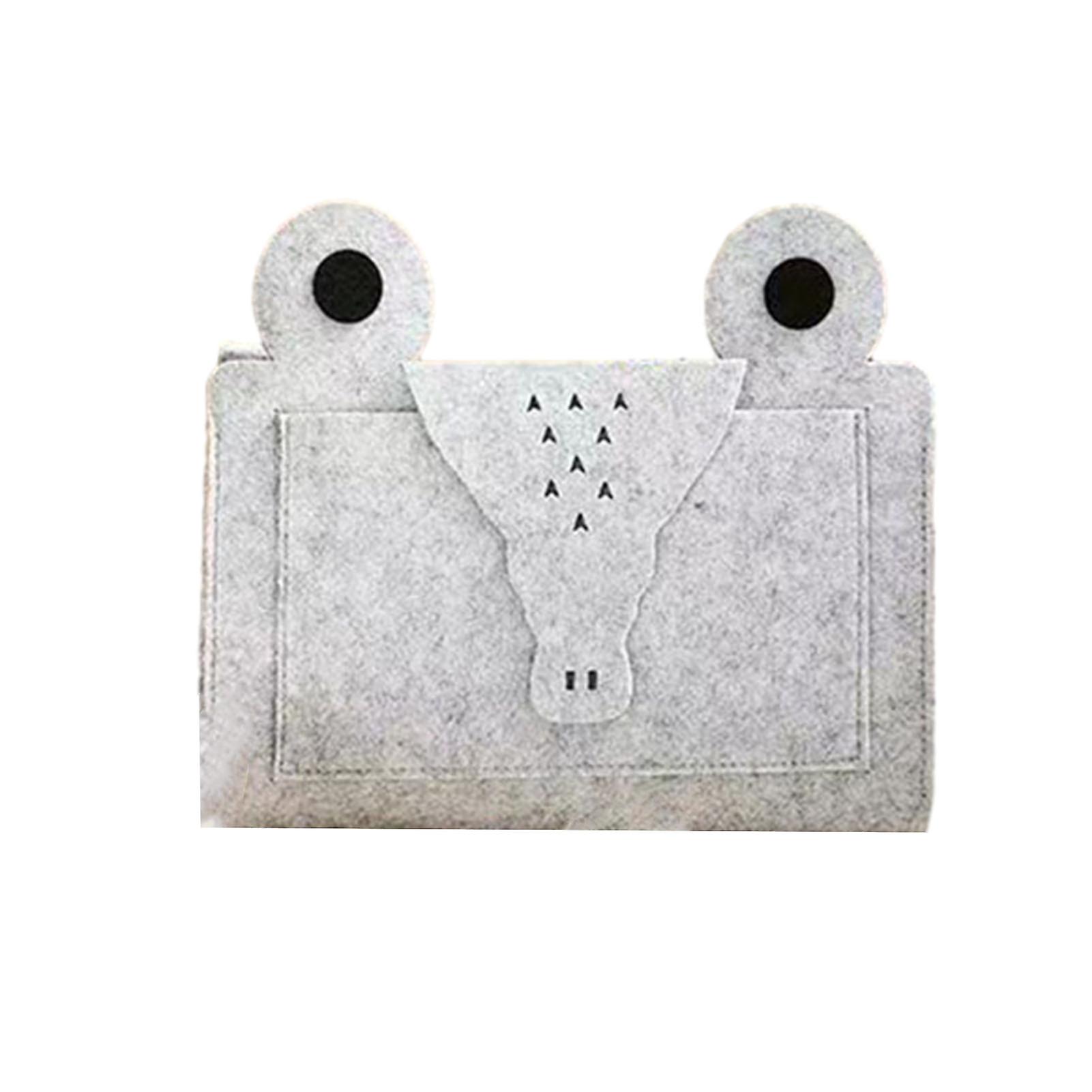 Cartoon Bedside Felt Hanging Bag Personalzied Hangable Bed Pouch for Storage