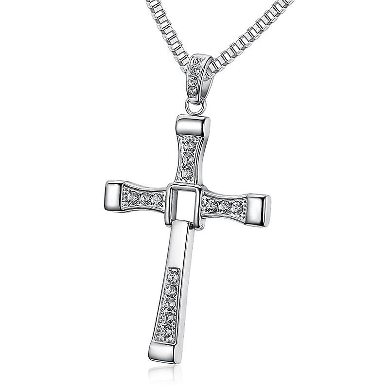 Cross necklace personality necklace men