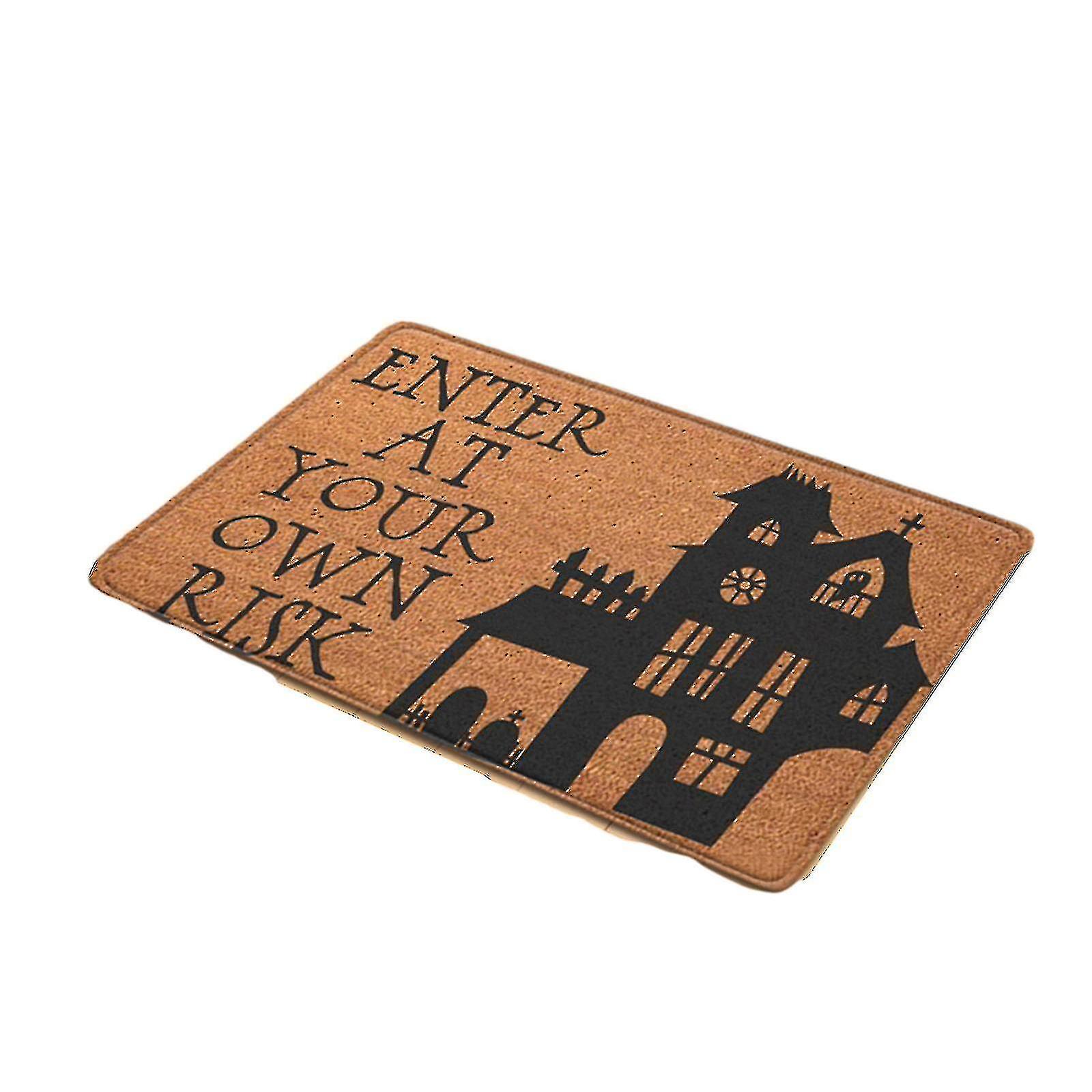 Creative Halloween Doormat Home Front Door Carpet Multipurpose Absorbent