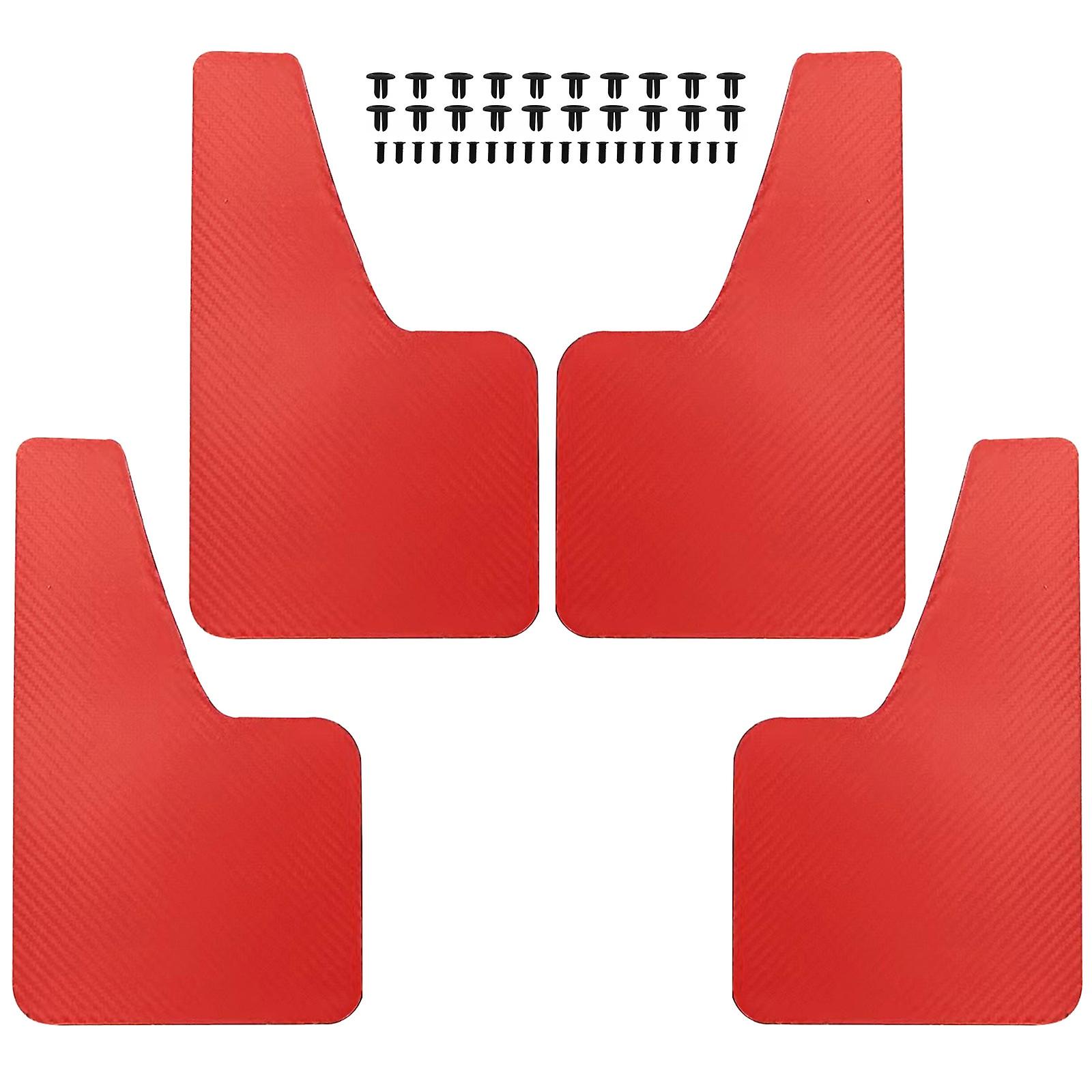Mudguards For Fiat 500 500C 500L 500X 500e Abarth 595 695 Racing Carbon Fiber Effect Front Rear Set Mud Flaps Splash Guards