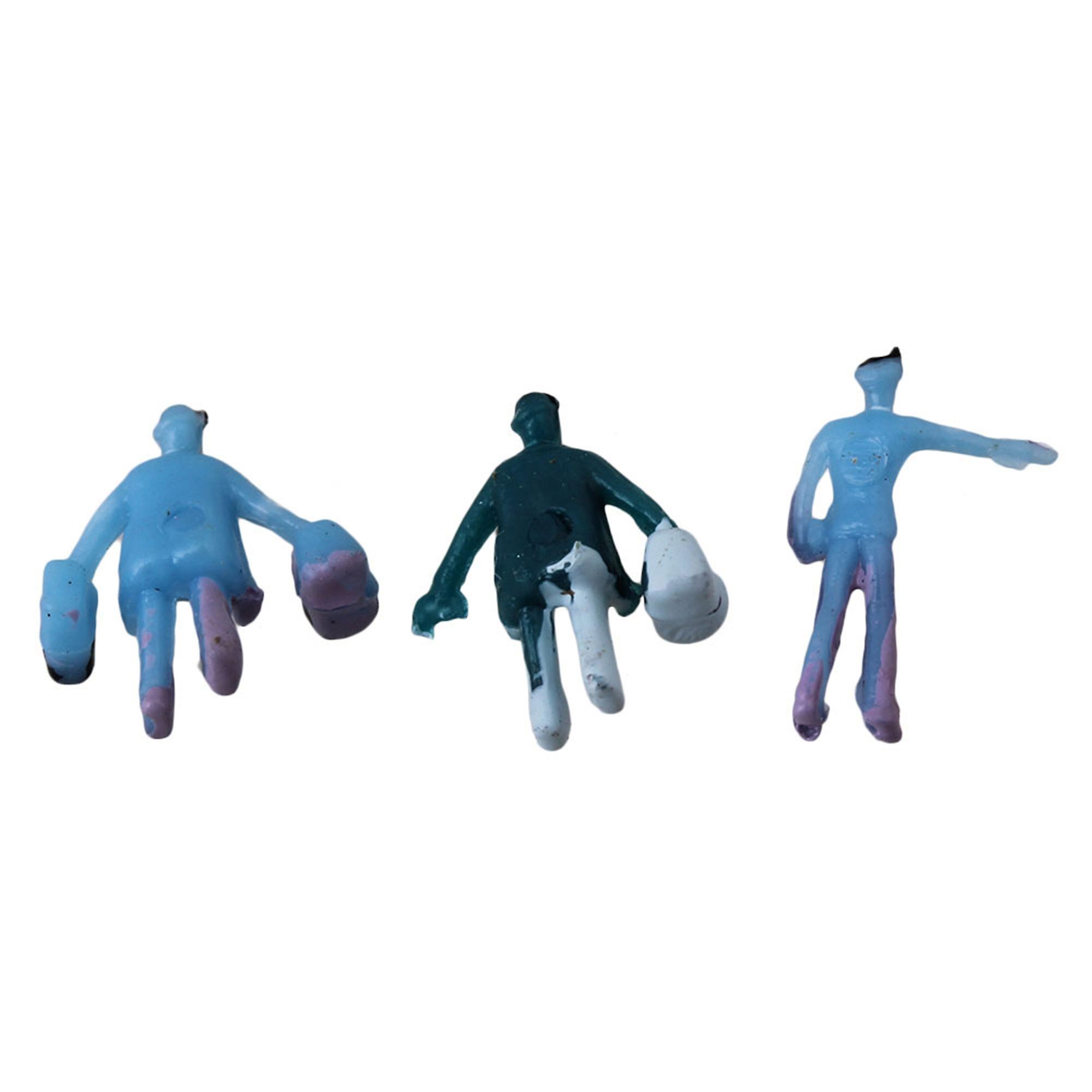 200xPainted Model People Figures Street Scene Z 1:200 Scale for Building Layout